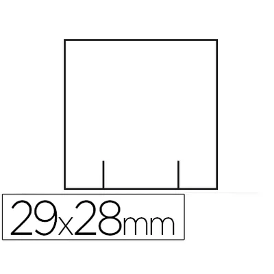 METO Etiquetas Meto Blanca 29X28 MM Troquelada Rollo de 700 Etiquetas