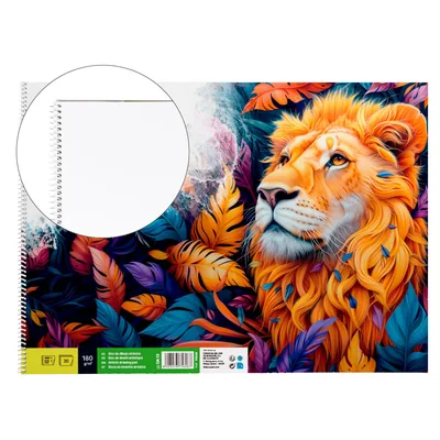 ARTIST Bloc Dibujo Liderpapel Artistico Espiral 460X325MM 20 Hojas 180GR/M2 Sin Recuadro Perforado