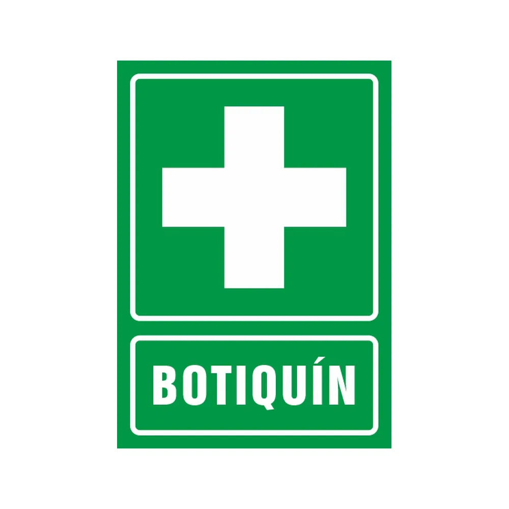 Pictograma Syssa Señal de Botiquin en Pvc 210X297 MM