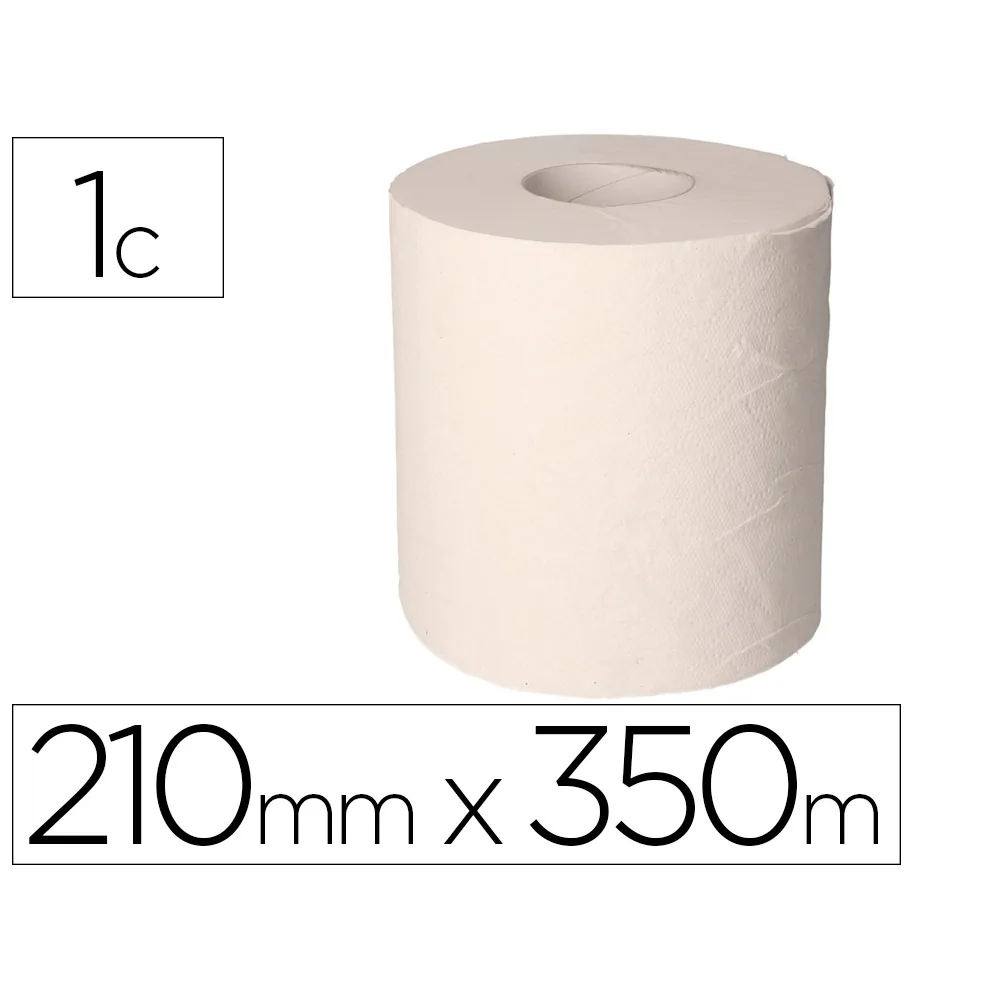Papel Secamanos Buga 35X21CM Reciclado 1 Capa 43 G/M2 350 M