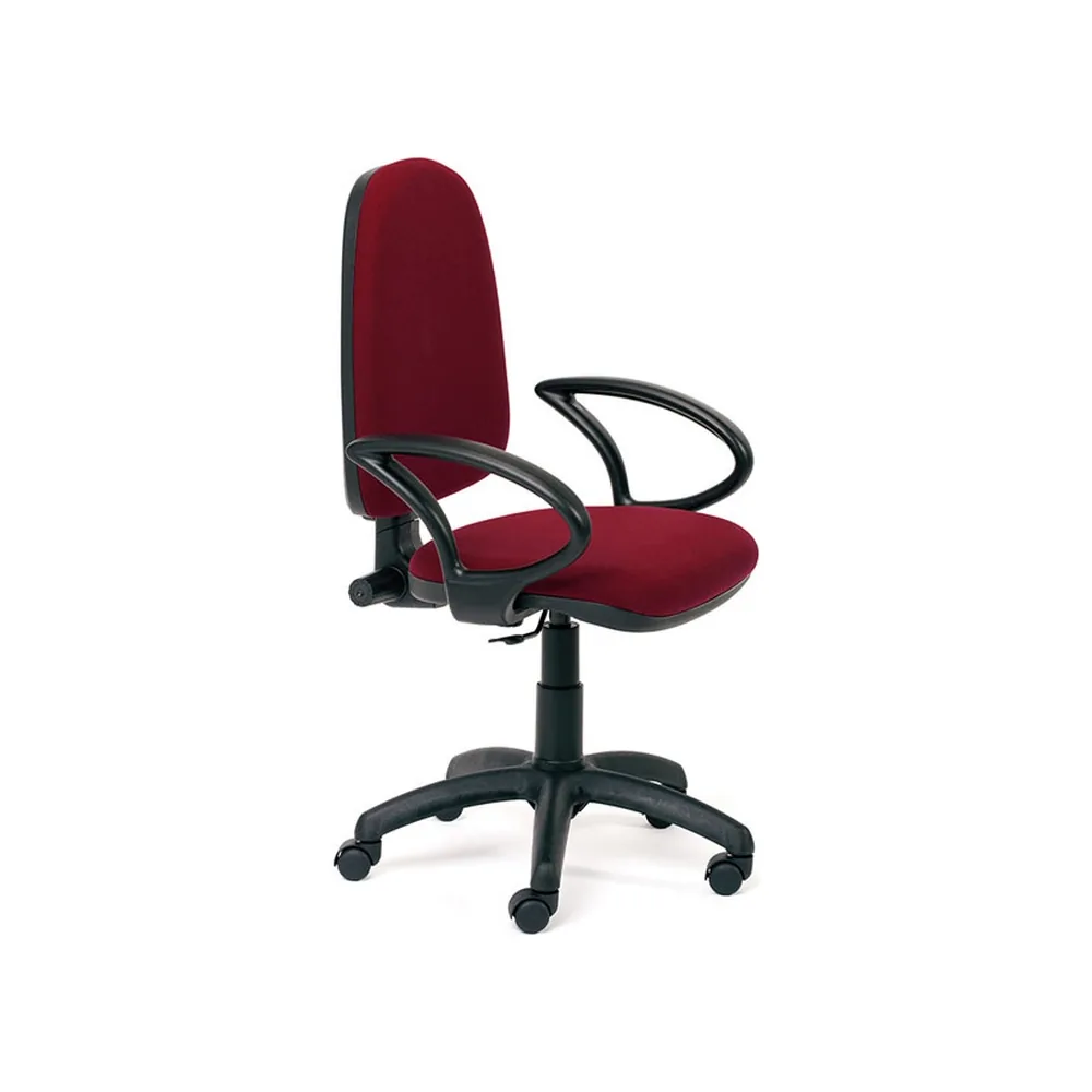 Silla Rocada con Brazos Color Burdeos Diametro Base 610 MM Respaldo de 490 MM X 420 MM