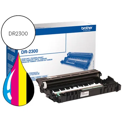 Tambor Brother DR-2300 DCPL2500D/ DCPL2520DW / MFCL2700DW / MFCL2720DW Negro 12000 Paginas
