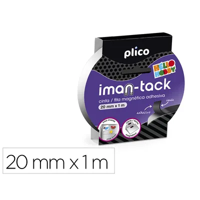 PLICO Cinta Adhesiva Plico Imantada 20MM X 1M