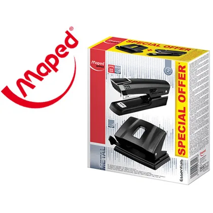 Grapadora + Taladradora Maped Essentials
