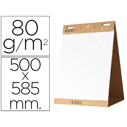 Bloc Congreso Bi-Office Liso Autoadhesivo Sobremesa 500X585 MM Papel de 80 G