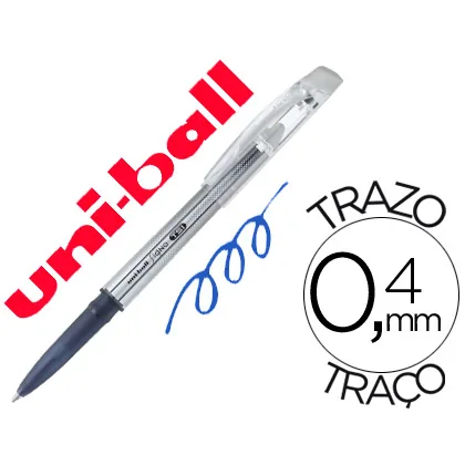 Boligrafo Uni-ball Roller Tsi UF-220 Borrable 0,7 MM Tinta Gel Azul