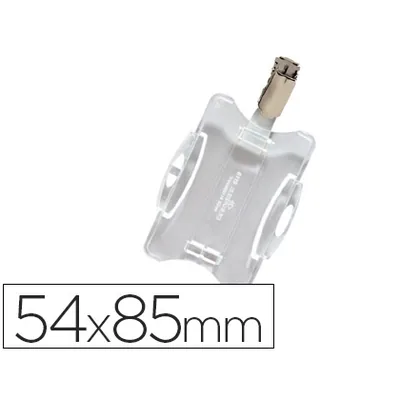 DURABLE Identificador Abierto con Pinza Giratoria Durable Uso Vertical/horizontal 54X85 MM