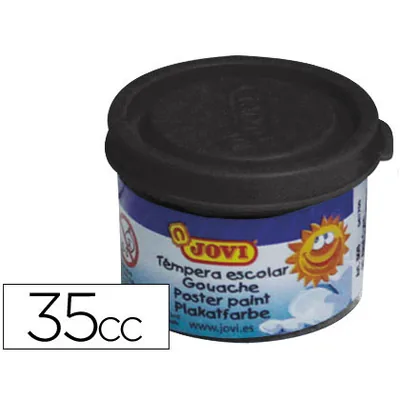 JOVI Tempera Escolar Jovi 35 ML Color Negro