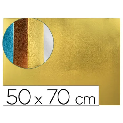 LIDERPAPEL Goma Eva Liderpapel 50X70 CM Espesor 2 MM Metalizada Oro