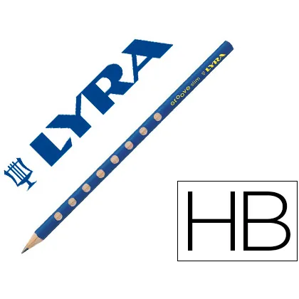 Lapices de Grafito Lyra Groove Slim Mina Hb