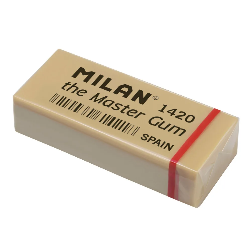 Goma de Borrar Milan 1420 Master Gum Caja de 5 Unidades