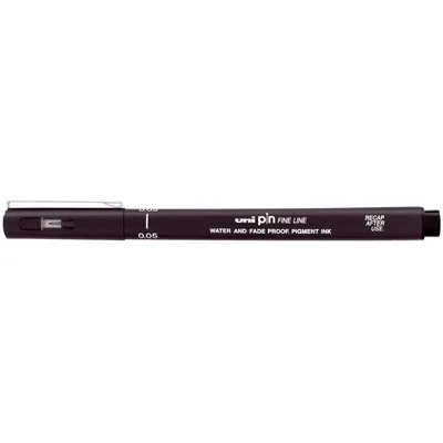 UNIBALL Rotulador Uni Pin Calibrado PIN005-200(S) Negro