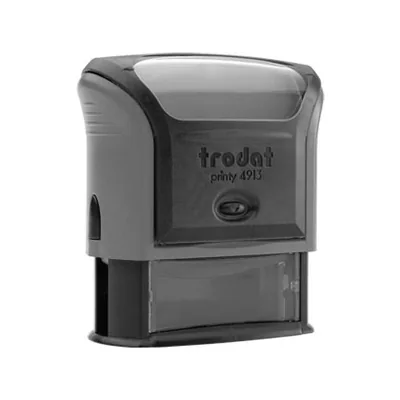 TRODAT Sello Entintado Printy 4913 58X22 MM P4 Carcasa Gris Sin Almohadilla