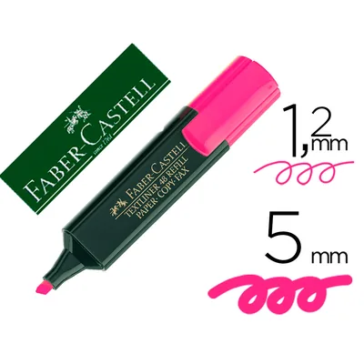FABER CASTELL Rotulador Faber Castell Fluorescente Textliner 48 Rosa