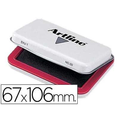 ARTLINE Tampon Artline Nº1 Rojo 67X106 MM